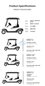 Carrito de Golf Eléctrico de Litio para 4 Pasajeros, Todoterreno, Motor de 4KW, para Hoteles, Resorts y Campos de Golf, Cumple con la Normativa CE - Product Image 6