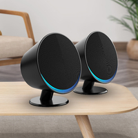 Altavoz para Juegos con Luces RGB de 20W RMS, Conexión para PC y Teléfono, Uso en Cine en Casa, Compatible con OEM y ODM, Altavoz de 2.0 Canales