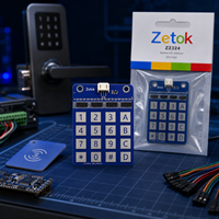 Module de clavier capacitif Zetok 4x4 Matrix à 16 touches pour projets de sécurité de serrures de porte