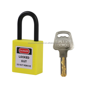 Lucchetti di sicurezza in plastica dielettrica 6MM * 38MM grillo per l'elettricamente industriale <span class=keywords><strong>KA</strong></span> o KD utilizzare cilindro di blocco in lega di zinco - Product Image 5