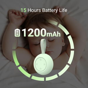 Portable Mini BT Speaker 15-hour Battery Life New White Noise Machine for Baby Sleep 12 Soothing Sounds <b>Timer</b> Function Sleep - Product Image 3