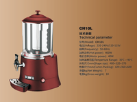 Machine à chocolat chaud portable 10L, neuve, distributeur pour boissons au lait à base de farine