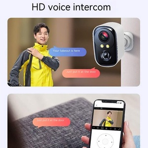 كاميرا واي فاي صغيرة تعمل بالطاقة الشمسية بدقة 3 ميجابكسل، كاميرا منخفضة الطاقة مع مستشعر حركة، نظام كاميرا مراقبة لاسلكي مع اتصال صوتي وذكاء اصطناعي - Product Image 4