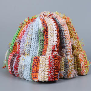 หมวกบีนนี่ไหมพรมถักลายโลโก้แบบกำหนดเองสำหรับฤดูหนาว หมวกบีนนี่เท่ห์ ตลก น่ารัก สำหรับผู้หญิง ผู้ชาย หมวกไหมพรมถักลายหัวกะโหลกอุ่นๆ สำหรับฤดูหนาว - Product Image 1