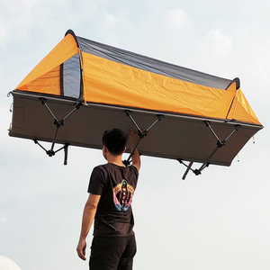 Tenda singola da campeggio all'aperto un pezzo fuori terra che dorme letto da marcia pieghevole tenda da pesca a guida autonoma lettino da campeggio per bambini - Product Image 1