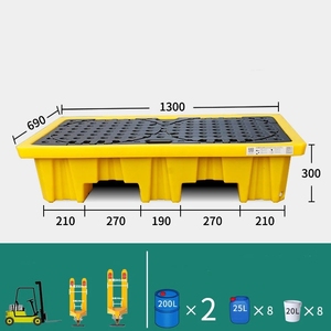 Plataforma <span class=keywords><strong>de</strong></span> Contención <span class=keywords><strong>de</strong></span> Derrames <span class=keywords><strong>de</strong></span> 1380X1380x900mm y 1100 <span class=keywords><strong>Litros</strong></span> para Tanque IBC - Product Image 3
