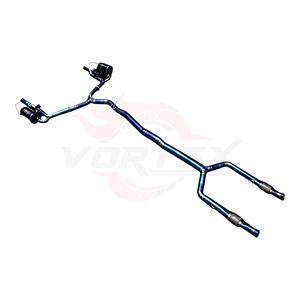 ระบบท่อไอเสียแบบ Catback วาล์ว Vortex Blue Burnt Titanium สำหรับ Mercedes-AMG C43 C400 W205 3.0T V6 ปี 2016-2023 ชุดแต่งท่อ - Product Image 4
