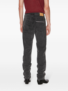 YKMOZI Logo personnalisé imprimé délavé délavé hommes Denim jean pantalon strass goujons hommes jean pierre précieuse clouté bleu jean - Product Image 4