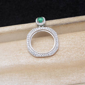 Soporte para Pendientes de Plata S925 con Diseño Retro de Girasol, 5-10 Unidades, A6121, Accesorios para Joyería de Perlas, Pendientes de Moda - Product Image 4