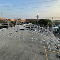 Sistema Modular de Truss de Aluminio Soldado Portátil y Cuadrado para Iluminación de Escenarios, DJ, Conciertos, Eventos y Exhibiciones