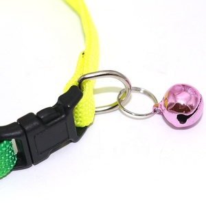 Campanas de liberación rápida para perros pequeños, gatos, collares separables, superventas, cintas navideñas, <span class=keywords><strong>Collar</strong></span> de nailon sólido rojo, 1 pieza/bolsa opp - Product Image 3