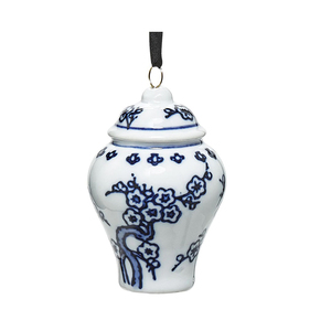 Miniornamento colgante de cristal para Navidad, frascos de <span class=keywords><strong>jengibre</strong></span> azul - Product Image 4