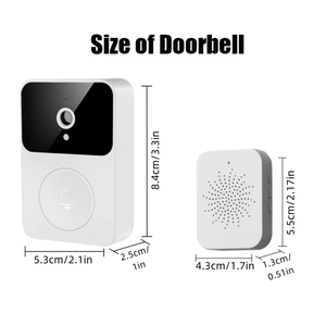 TUYA <span class=keywords><strong>Sonnette</strong></span> vocale bidirectionnelle personnalisée Offre Spéciale avec caméra et moniteur, interphone vocal variable vidéo WiFi <span class=keywords><strong>sans</strong></span> <span class=keywords><strong>fil</strong></span> - Product Image 5