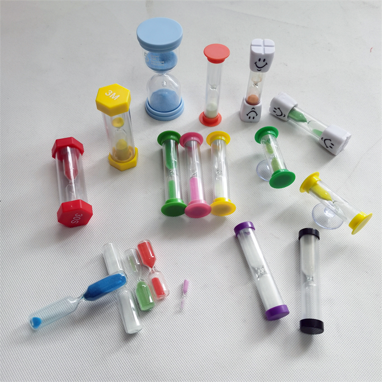 Board Game Accessories Sand Clock Timer 30S/1M/2M/3M/5M/10M Sand Glass Timepiece for Kids Montessori Formative Education