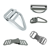 Mousqueton de sécurité en aluminium et acier inoxydable de 38 mm, force de traction super forte, accessoires de protection antichute de précision