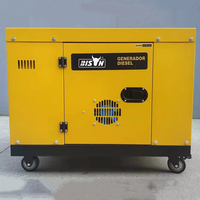 Générateur diesel portable chinois bon marché construction mobile 10kw 11kva 12kv 12000 watts générateur diesel silencieux