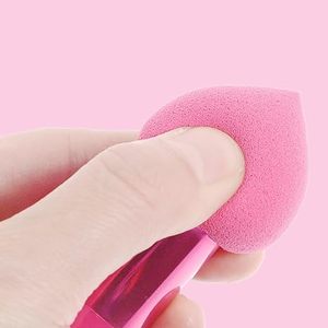 Oeuf de maquillage éponge avec poignée 3pc fond de teint <span class=keywords><strong>coussin</strong></span> d'air sec et humide double usage maquillage oeuf maquillage en gros - Product Image 2