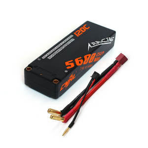 Anpassen 5600MAH 7.4V 2 S2P 120C Lipo Batterie Hard Case Auto mit Deans Stecker für Auto Flugzeug Boot - Product Image 1