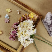 Promo! Bunga Hydrangea Sutra Buatan Tangan Real Touch Berwarna-warni, Bunga Artificial untuk Hari Ibu, Halloween, Dekorasi Rumah & Pernikahan