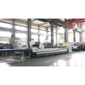 מפעל חדש 4000mm * 2000mm Cnc לייזר חותך התגלגל סליל להאכיל מכונת חיתוך לייזר עבור מתכת מכונות מנועי 6mm סיבי לייזר