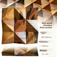 Panneaux d'art intérieurs de luxe, carreaux muraux décoratifs en bois, mosaïque en bois écologique pour la décoration des murs et plafonds d'hôtels et de salons