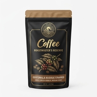 Sacs d'emballage pour grains de café vides, imprimés sur mesure, métallisés, avec fermeture éclair, matériaux PE/Mylar, différentes tailles (100g-2lb)