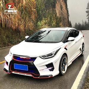 Nuovi Paraurti e Minigonne Laterali Tipo EX per Hyundai Elantra 2011-2015, Direttamente dalla Fabbrica, Alta Qualità, Perfetta Adattabilità - Product Image 3