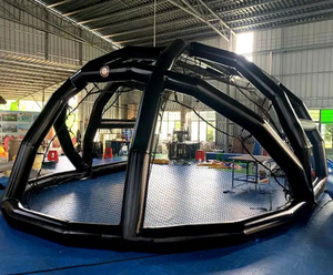 Rete da Lancio Gonfiabile per Baseball, Tenda Gonfiabile per Battuta, Gabbia da Battuta Gonfiabile Ermetica per Baseball - Product Image 5
