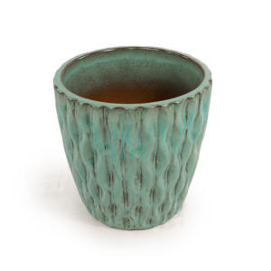 Maceta de Cerámica en Tonos Tierra, Ecológica, Anti-Pudrición de Raíces, con Orificio de Drenaje para Uso en Interiores/Exteriores - Product Image 3