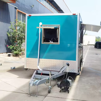 Remorques de haute qualité, camion de nourriture, mini camion de café mobile, camion de tacos, petit chariot de nourriture portable, chariot de nourriture pour barbecue de dinde, chariot de nourriture pour hot-dogs et remorques de nourriture