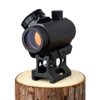 GOODLUCK 1x21 Red Dot Sight, 11 réglages de luminosité, monture surélevée de 1 pouce, lunette de chasse en alliage d'aluminium