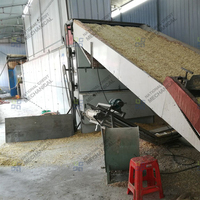 Grote machine voor het drogen van kokosnootschilchips, palmoliepitten en granaatappelschillen