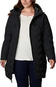 Abrigo largo con capucha para mujer, chaquetas cálidas de plumón de pato para invierno, nuevo estilo, 2023