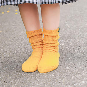 Medias para bebés de 1 a 12 años de edad, <span class=keywords><strong>calcetines</strong></span> de algodón para niños, <span class=keywords><strong>calcetines</strong></span> de <span class=keywords><strong>hilo</strong></span> grueso de primavera para niños, <span class=keywords><strong>calcetines</strong></span> plegables holgados para niños y niñas - Product Image 3
