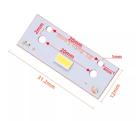 Lente LED para Faro Delantero, Chip LED de 18 V y 30 W, Chip de Luz de Pistola Pequeña de Doble Color, Sustrato de Cobre 3570, Fuente de Luz para Automóvil de 9 V