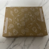 Boîte à emporter personnalisée pour aliments, boîte de pique-nique en carton ondulé transformable en table