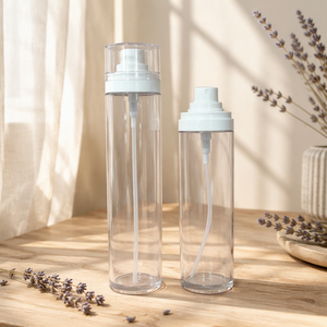 Botellas de Plástico de Alta Calidad para Desinfectante, 50ml, 80ml, 100ml, Botella de Spray Transparente Blanca para Viaje con Atomizador - Product Image 1