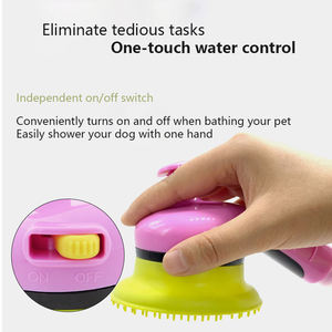 Brosse de massage et de lavage pour <span class=keywords><strong>animaux</strong></span> de compagnie en silicone, peigne de douche pour l'élimination des poils, brosse <span class=keywords><strong>SPA</strong></span> pour shampoing, pour le bain des chats et chiens - Product Image 3