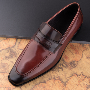 Accessori moda personalizzabili Slip-On da <span class=keywords><strong>uomo</strong></span> <span class=keywords><strong>eleganti</strong></span> in pelle formale fatti a mano per occasioni autunnali - Product Image 4