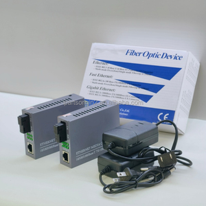 ตัวแปลงสื่อไฟเบอร์แบบโหมดเดี่ยว 10/100/1000Mbps ระยะ 3 กม. SC Gigabit ตัวรับส่งสัญญาณไฟเบอร์ออปติก HTB-GS03 A/B คู่ พร้อมพาวเวอร์ซัพพลายภายนอก - Product Image 4