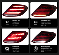 Luz Trasera LED Homologada ECE R7 para Mercedes Benz Clase E W213 2016-2020, Conexión Plug and Play, Carcasa Resistente a la Corrosión