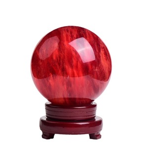 Bán Buôn Khắc Tốt Tài May Mắn Phong Thủy Tinh Màu Đỏ Bóng 1st Chakra (Gốc) Cho Nền Đất Và Ổn định - Product Image 5