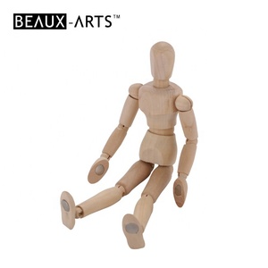 12 pouces artiste dessin modè<span class=keywords><strong>le</strong></span> poupée commune aimant en bois Mannequin Art artisanat <span class=keywords><strong>humain</strong></span> dessin croquis Figure - Product Image 5