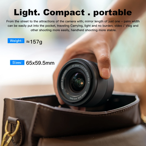 VILTROX-lente de <span class=keywords><strong>Camara</strong></span> de montura Z, marco completo, Ultra gran angular, enfoque automatico, 20mm, F2.8, para Son y, A7C, A6400 - Product Image 3