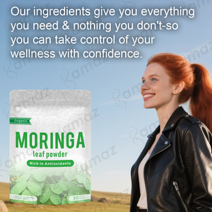 Poudre d'extrait de Moringa oleifera séchée Amaz, haute qualité, vente en gros, meilleur prix, naturel, biologique, prix en vrac, poudre de feuilles de Moringa - Product Image 4