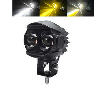 Độ sáng cao 20 Wát dual-màu LED làm việc ánh sáng cho xe gắn máy & xe màu vàng & trắng phụ trợ Spotlight cho sương mù điều kiện lái xe - Product Image 2