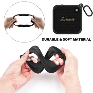 Housse de protection en silicone pour haut-parleur <span class=keywords><strong>MARSHALL</strong></span> <span class=keywords><strong>WILLEN</strong></span>, étui souple antidérapant en silicone, accessoires pour haut-parleur, coque antichoc - Product Image 6