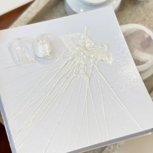 Gel Elástico Blanco Perla de Seda para Uñas, Gel de Modelado 3D para Arte de Uñas, Gel de Dibujo de Líneas Fuerte y Flexible - Product Image 4