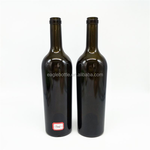 Bouteilles de vin pointues de <span class=keywords><strong>Bordeaux</strong></span> vert clair, ambre, vert foncé, <span class=keywords><strong>Bordeaux</strong></span>, 187 ml, 200 ml, 375 ml, 500 ml, 750 ml - Product Image 4