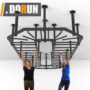 Barras de pared montadas en Joist Juego de <span class=keywords><strong>escalera</strong></span> sueca: barras de tracción para entrenamiento y fisioterapia-Utilizado en hogares, gimnasios - Product Image 5
